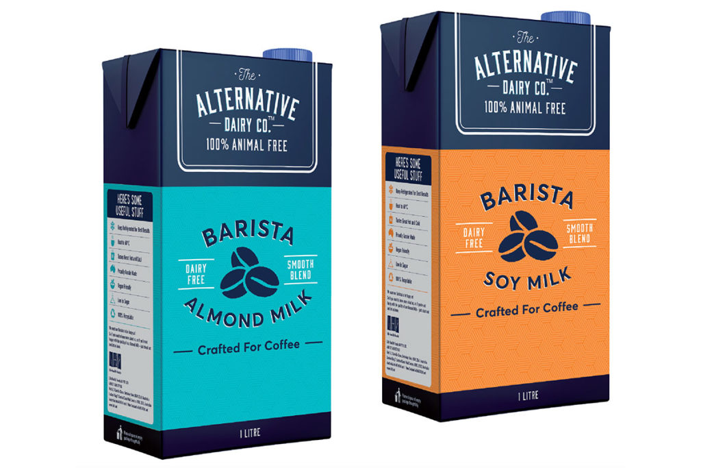 Alternative Dairy Co Almond and Soy Milk BeanScene