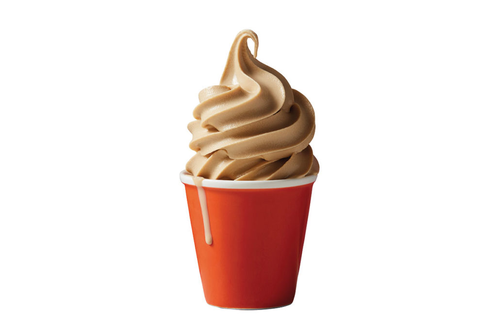 Gloria Jean's cold brew soft serve 