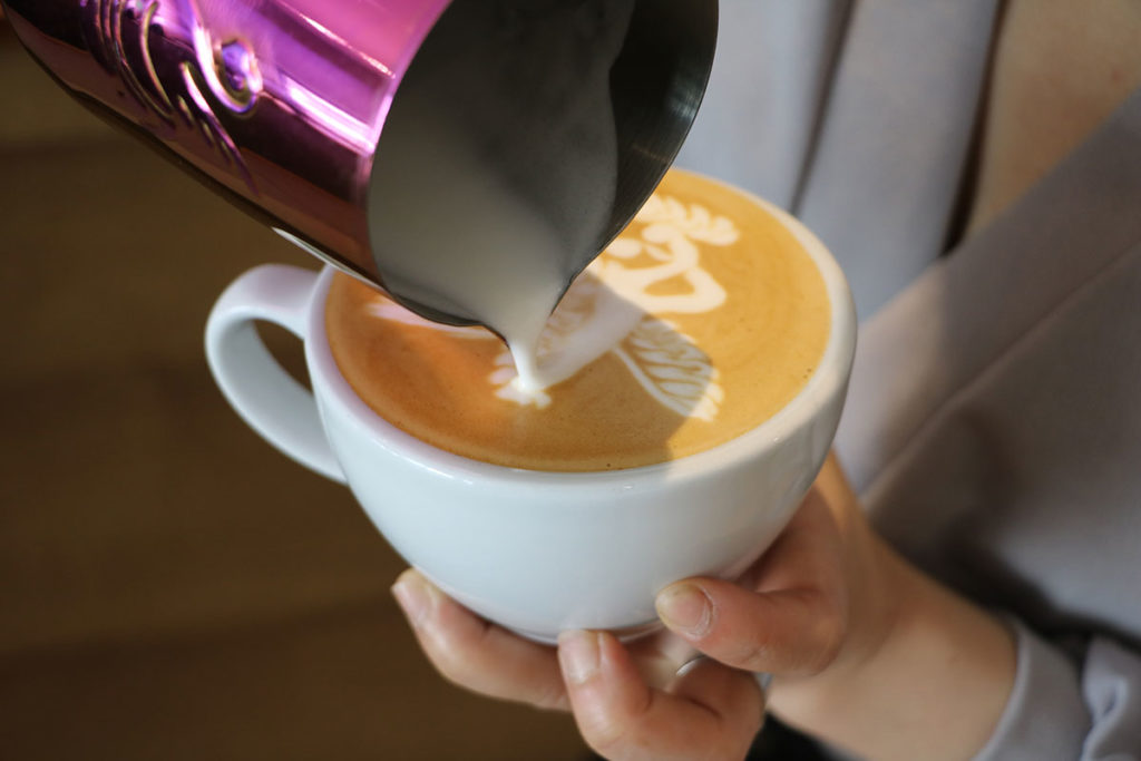 Unicorn latte art by Jibbi Little BeanScene