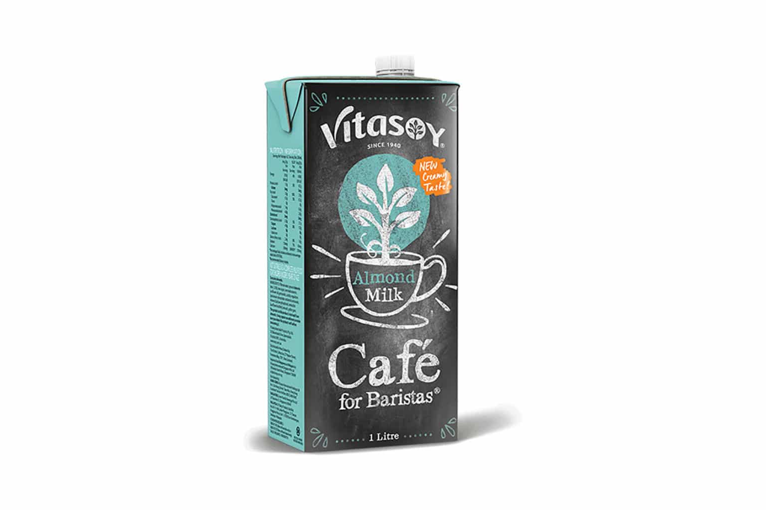 Vitasoy Café for Baristas Almond Milk BeanScene