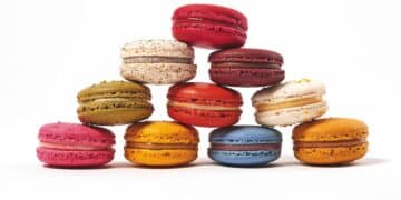 CACAO produces 30,000 macarons per day to provide to more than 500 cafés.