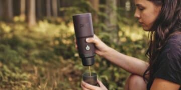 The Pixapresso is Wacaco’s first electric portable espresso maker.