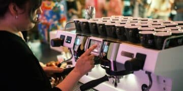 The Rancilio Specialty Invicta commercial espresso machine features Steady Brew technology designed to ensure thermal stability, reliability, and repeatability.