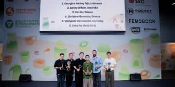 The finalists for the 2025 World Coffee in Good Spirits Championship in Geneva.