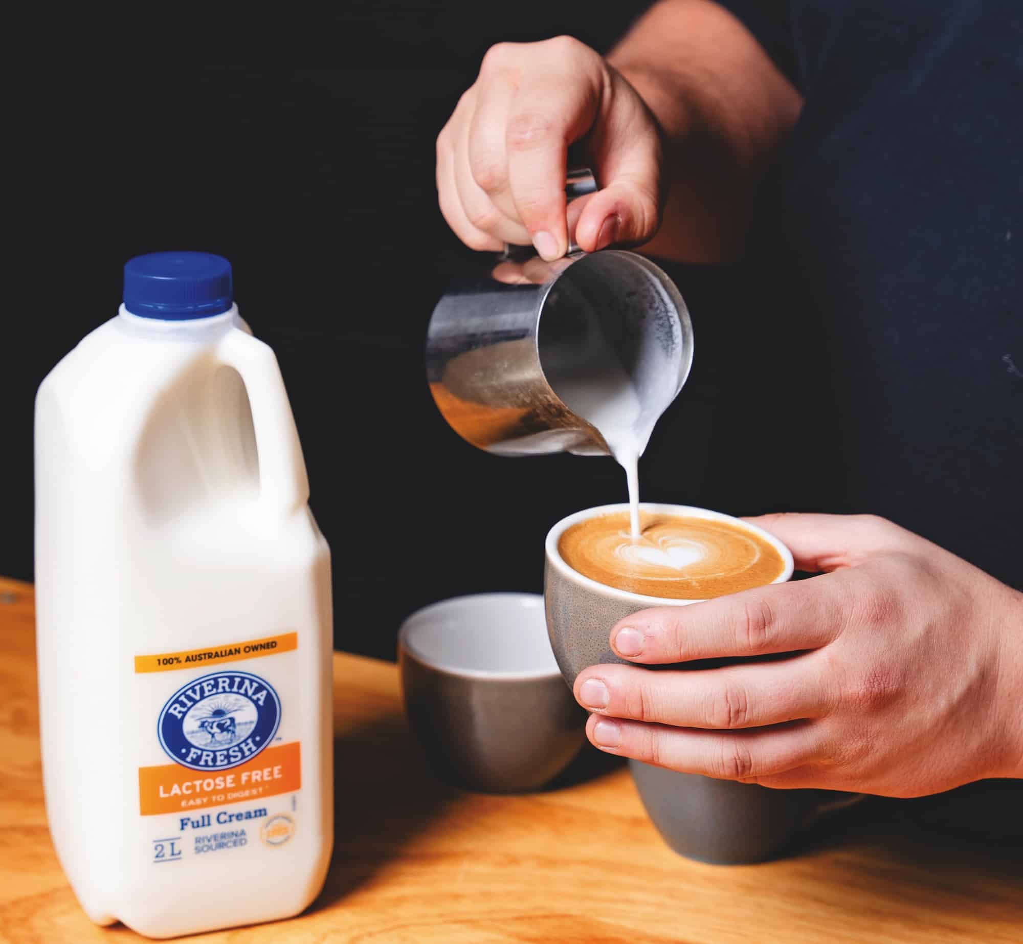 The team at Cassiopeia use Riverina Fresh Lactose-Free Milk.