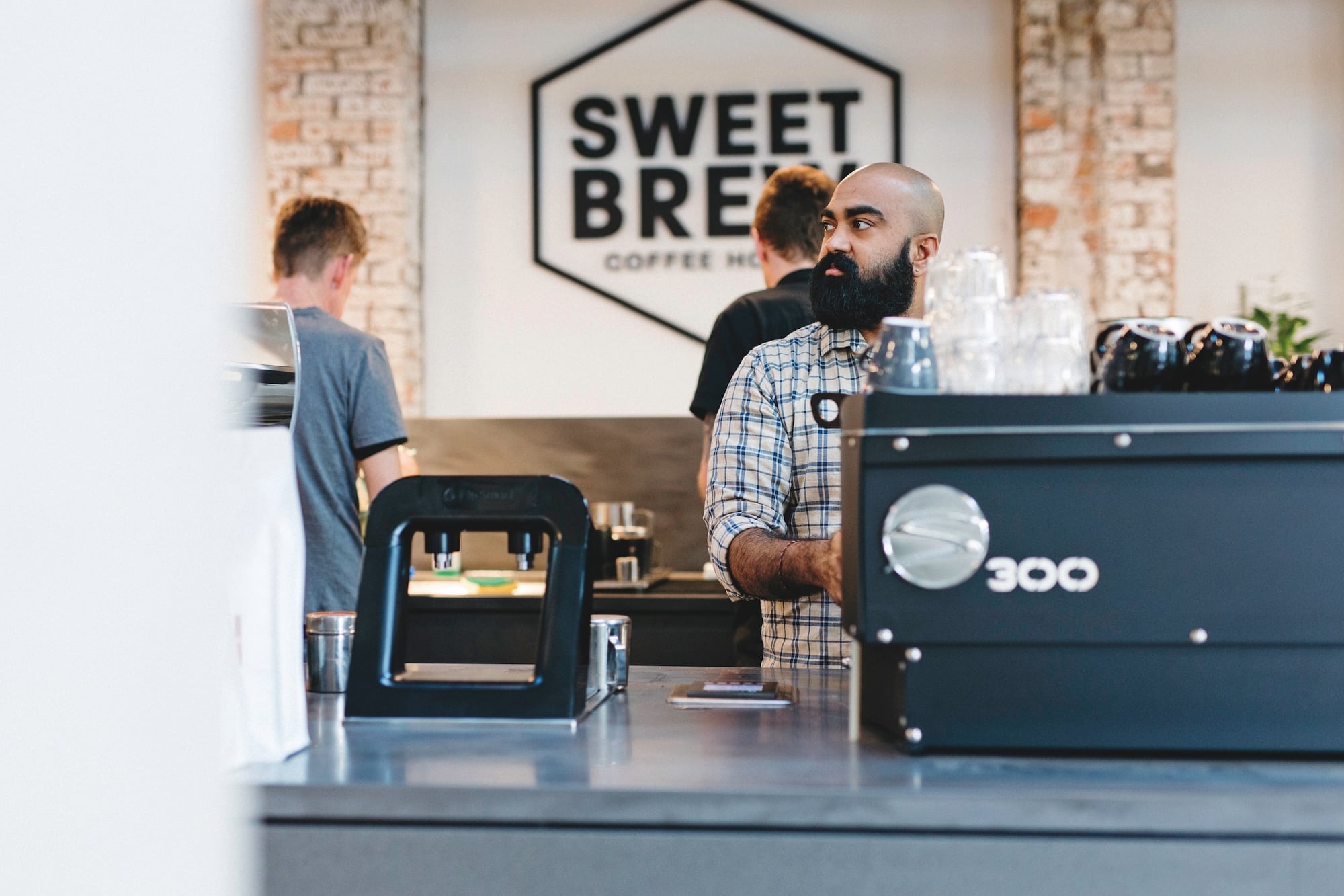 The FloSmart milk system in situ at Sweet Brew in Tasmania. Image: Sweet Brew.