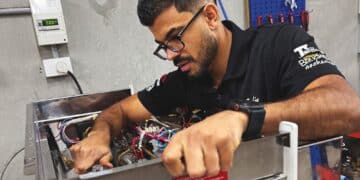 Machine technicians must keep up to date with the ever-evolving technology.