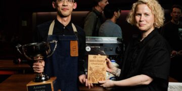 2024 Aotearoa Barista Champion Max Cui.
