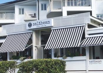 Salt Bean serves Bun Coffee’s Shade Grown Rainforest blend.