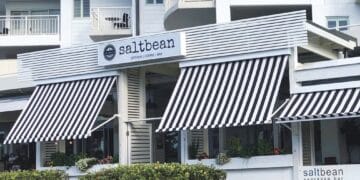 Salt Bean serves Bun Coffee’s Shade Grown Rainforest blend.