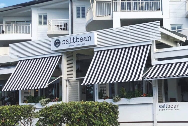 Salt Bean serves Bun Coffee’s Shade Grown Rainforest blend.