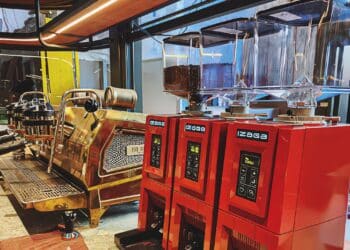 Gravimetric grinders like the Izaga W are designed to help baristas create a more consistent cup.