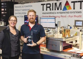 In 2023, Trimatt won the MICE Product Innovation Award for Coffee Accessories with its ColourStar machines. Image: Trimatt.
