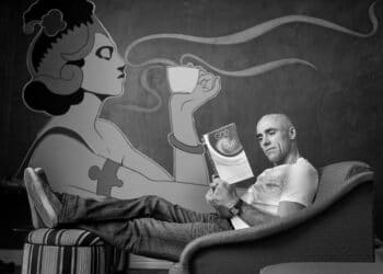 The Melbourne Through the Coffee Cup exhibition will run at Coffee Machine Technologies between 9-30 November.