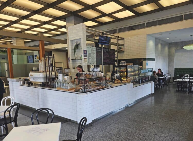 Located next to the Premier’s office, Blefari caters to the coffee needs of South Australia’s politicians. Image: Blefari.