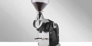 The new Ermes Dual Grinder features 75-millimetre flat burrs.