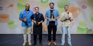 Charles Boyenval (second from right) won the 2025 edition of the competition.