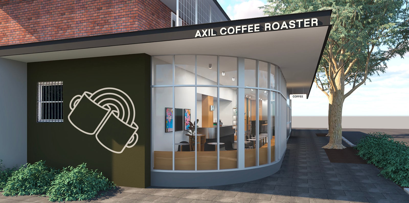 A concept of Axil's flagship Sydney location, designed in collaboration with ST Style.