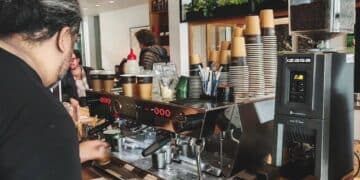 The Markibar Izaga W at Allpress Espresso.