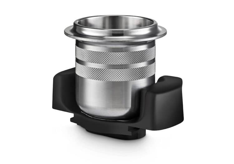 The Magnetic Dosing Cup can be retrofitted to a selection of Mazzer grinders. Image: CWE.