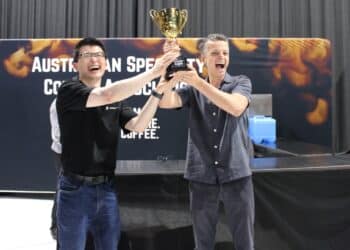 Simon Gautherin of APAX Labs and Zest Coffee has won this Australian Brewers Championship.