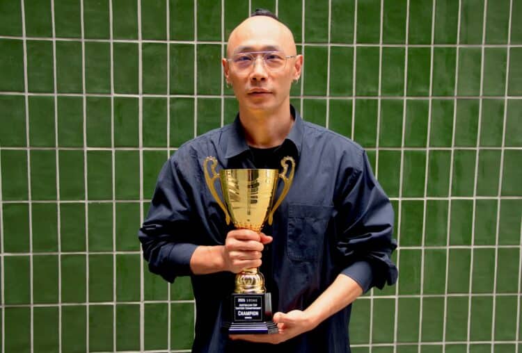 2026 Australian Cup Tasters Champion Karl Lee.