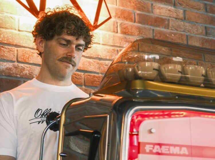 2025 World Barista Champion Jack Simpson is FAEMA's newest Global Brand Ambassador.