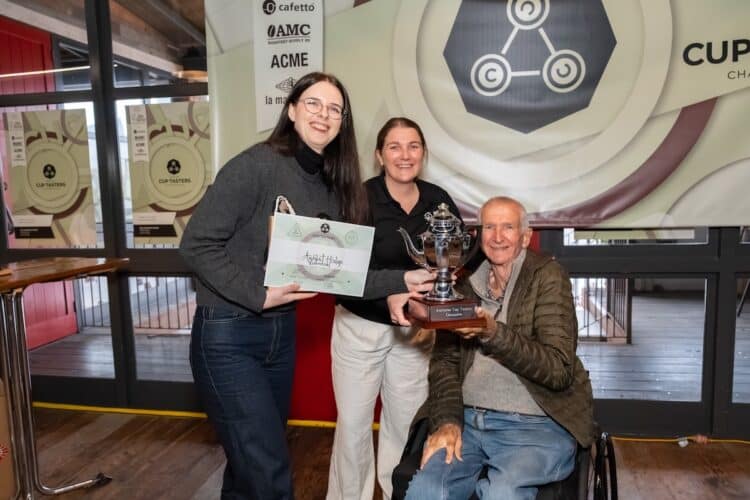 2025 Aotearoa Cup Tasters Champion August Hislop. Image: NZSCA.