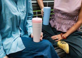 KeepCup says the new Helix Cold Cup is made for iced coffee, smoothies, and cold brew on the go. Image: KeepCup