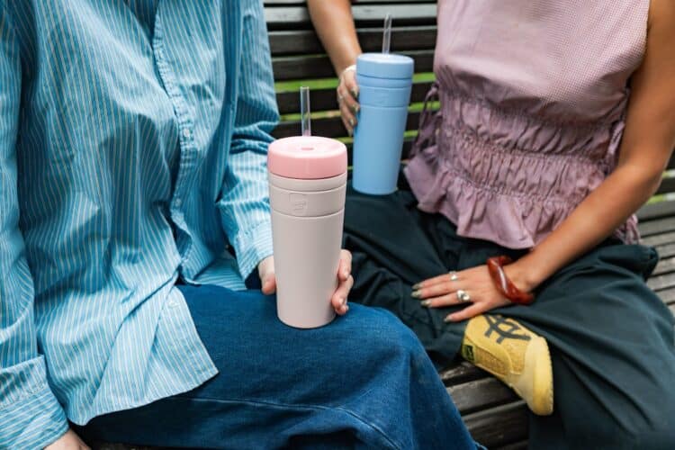 KeepCup says the new Helix Cold Cup is made for iced coffee, smoothies, and cold brew on the go. Image: KeepCup