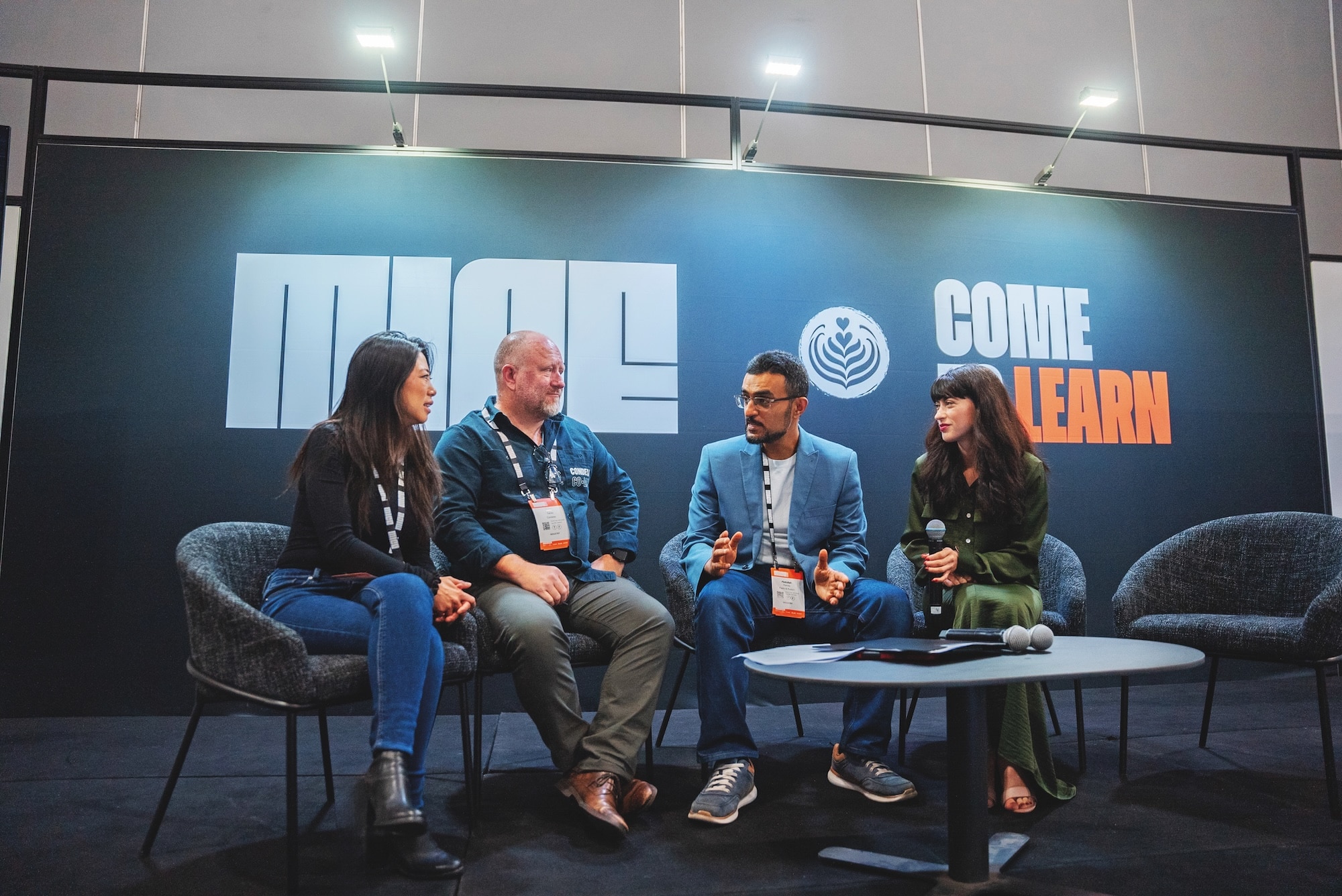 Abdullah Ramay, CEO of Pablo & Rusty’s Coffee Roasters (second from right), is returning in 2026 to continue the discussion around coffee prices.