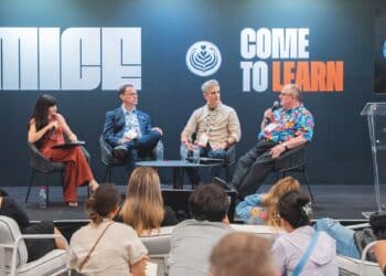 The Café Owners Education Series, moderated by Sarah Baker (left), will be a key fixture at MICE 2026.