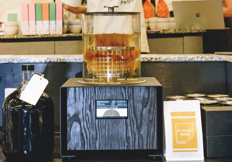 Baby Hardtank in action the day it was installed in Adam Wang’s The Maillard Project in Brisbane.