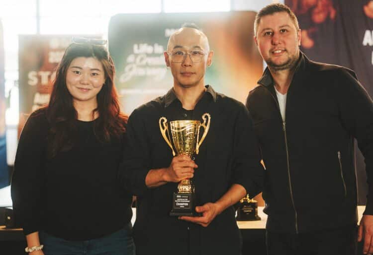 Karl Lee won the 2026 Australian Cup Tasters Championship.