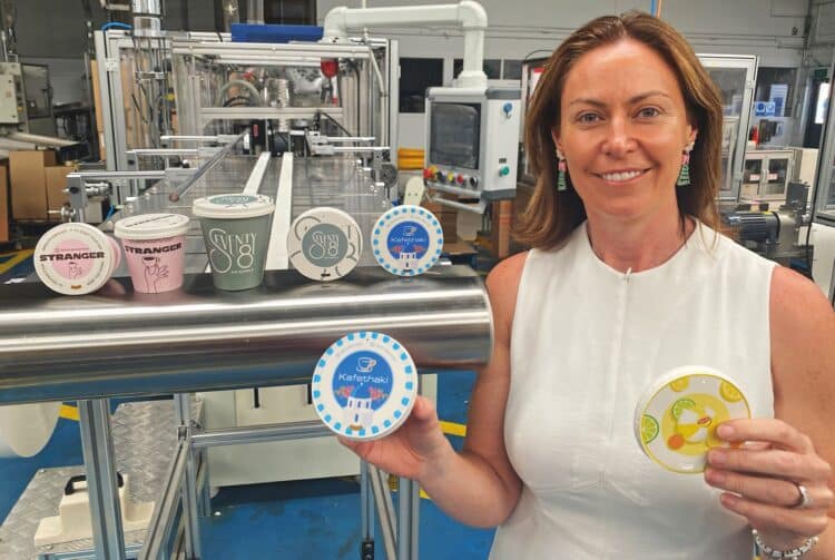 Cup & Carry CEO Zoe Detmold says the company will bring an Australian-first paper lid to the market in 2026.