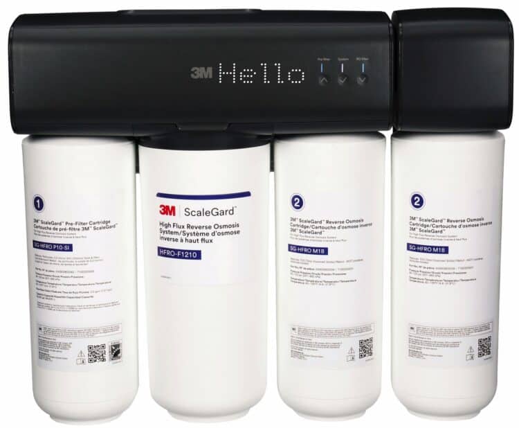 The ScaleGard High Flux Reverse Osmosis System delivers a 77 per cent water efficiency rate when used without softened water.
