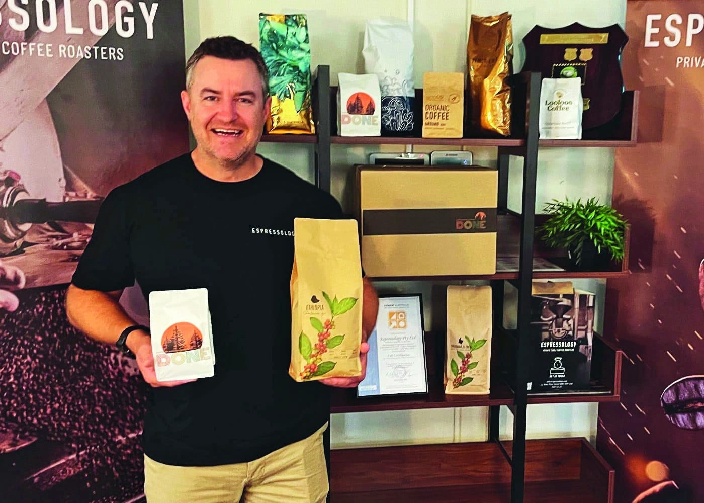 Espressology CEO Ged Ryan says the ColourStar AQ helps emerging brands unlock their potential. Image: Espressology.
