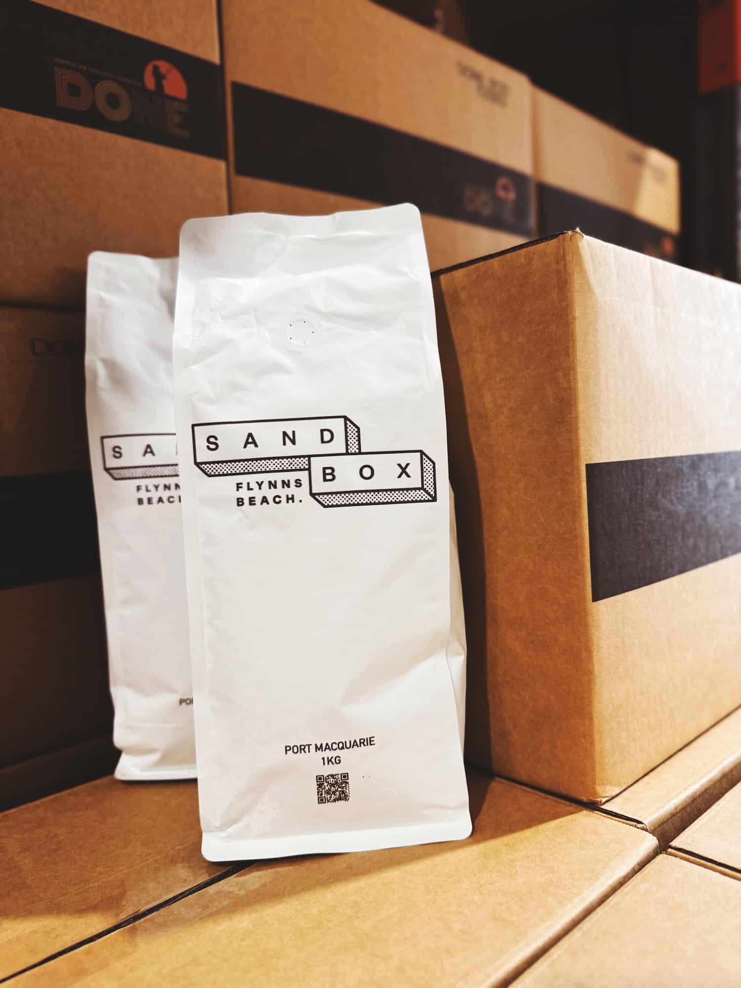 DONE Coffee bags and boxes printed with the Trimatt ColourStar AQ.