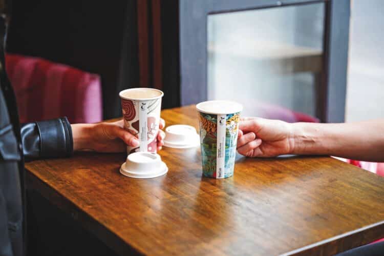 Cafés generate a steady stream of waste, mostly from spent coffee grounds and food scraps.