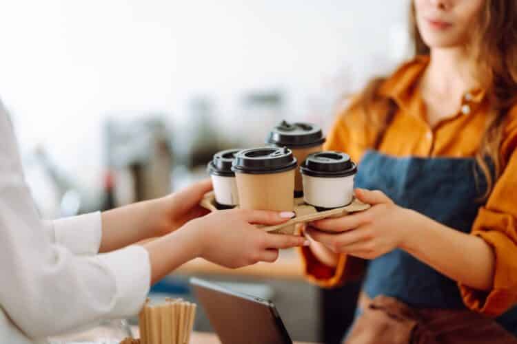 NAB reports café spending is up around Australia.