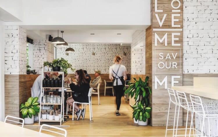 Savour Café is located in a competitive hospitality zone in New Farm, Brisbane.