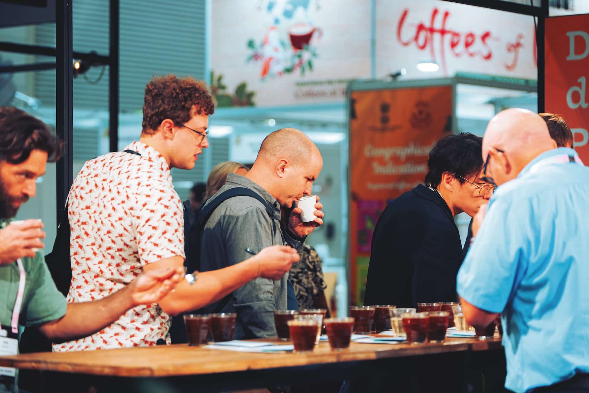 Cuppings were a major highlight of the new Trip to Origin section of the expo.